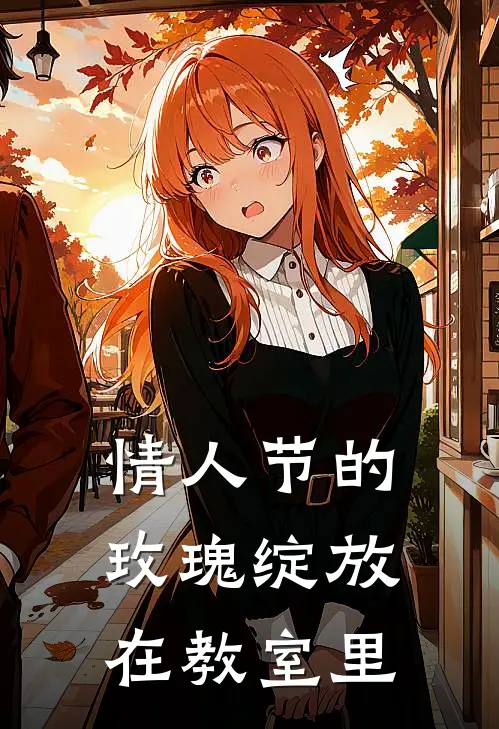 情人节的玫瑰绽放在教室里